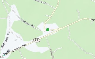 Map of 2611 Lindsay Road, Gordonsville, VA 22942, USA