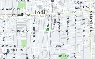 Map of 515 S. Sacramento Street, Lodi, CA 95240, USA