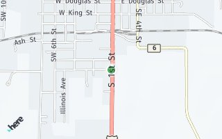 Map of 103 & 105 Broadway, Fairfield, IL 62837, USA