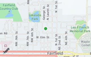 Map of 306 W Curry St, Fairfield, IL 62837, USA
