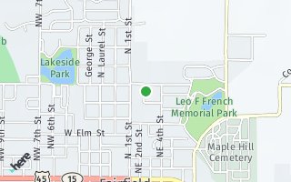 Map of 9 Parkhurst Pl, Fairfield, IL 62837, USA