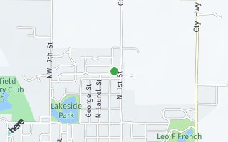 Map of 1104 Atkinson Dr, Fairfield, IL 62837, USA