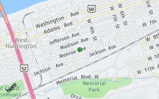 Map of 1022 Monroe Ave, Huntington, WV 25704, USA