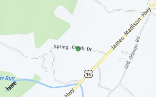 Map of Spring Creek Drive, Culpeper, VA 22701, USA
