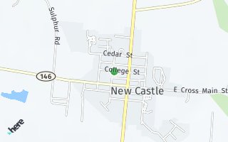 Map of COLLEGE ST, NEW CASTLE, KY 40050, USA