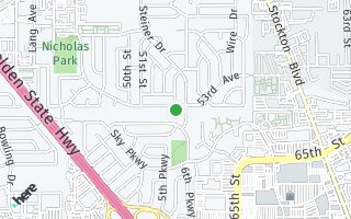 Map of 5400 53rd Ave, Sacramento, CA 95823, USA