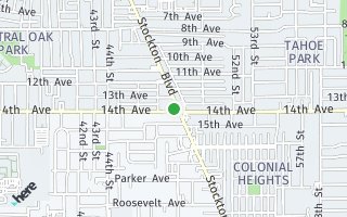 Map of 3840 Stockton Blvd, Sacramento, CA 95820, USA
