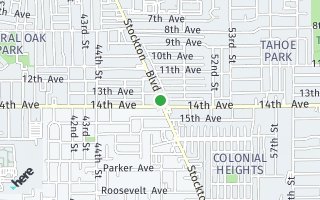 Map of 3824-3840 Stockton Blvd, Sacramento, CA 95820, USA