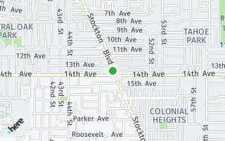 Map of 3824-3826 Stockton Blvd Suite A,B, Sacramento, CA 95820, USA
