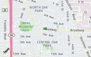 Map of 2986 39th Street, Sacramento, CA 95817, USA