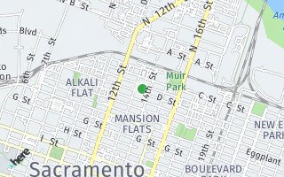 Map of 1315 D Street, Sacramento, CA 95814, USA