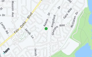 Map of 5171 Copperfield Way, Carmichael, CA 95608, USA
