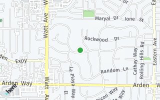 Map of 3721 Winding Creek Road, Sacramento, CA 95864, USA
