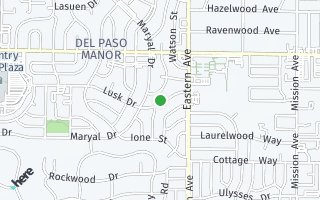 Map of 4227 Lusk Dr, Sacramento, CA 95864, USA
