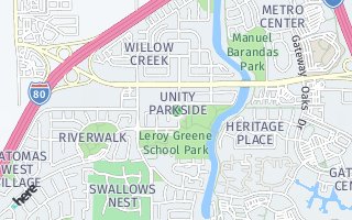 Map of 2901 BERGAMO WAY, Sacramento, CA 95833, USA