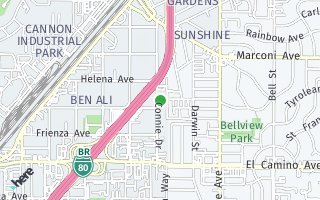 Map of 2712 Connie Dr, Sacramento, CA 95815, USA