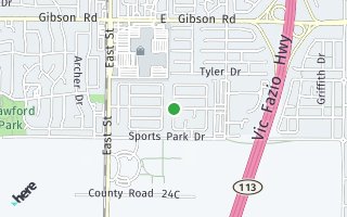 Map of 1678 Hoffman Street, Woodland, CA 95776, USA