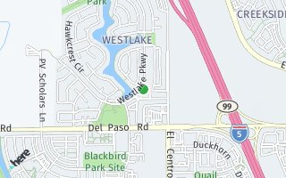 Map of 4800 Westlake Pkwy 1702, Sacramento, CA 95835, USA
