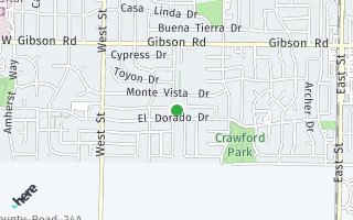 Map of 1609 Spruce Drive, Woodland, CA 95695, USA