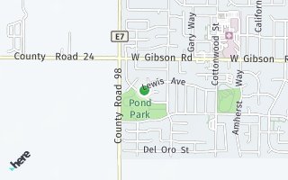 Map of 837 Lewis Ave, Woodland, CA 95695, USA