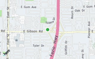 Map of 1253 Camphor Drive, Woodland, CA 95695, USA