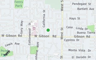 Map of 301 W Casa Linda Drive, Woodland, CA 95695, USA