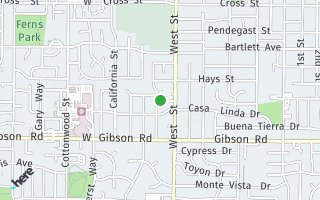 Map of 1205 Westway Drive, Woodland, CA 95695, USA