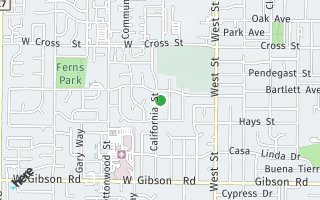 Map of 909 California Street, Woodland, CA 95695, USA