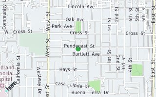 Map of 208 Pendegast Street, Woodland, CA 95695, USA