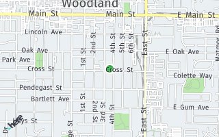 Map of 817 Cross St, Woodland, CA 95695, USA