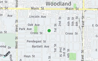 Map of 640 College Street, Woodland, CA 95695, USA