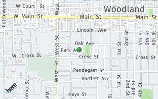 Map of 159 Park Avenue, Woodland, CA 95695, USA