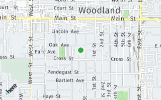 Map of 1625 Goode Pl, Woodland, CA 95776, USA