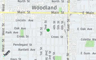 Map of 613 2nd St, Woodland, CA 95695, USA