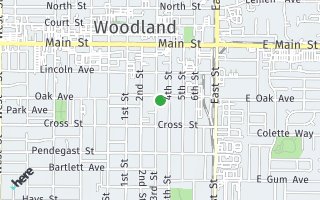 Map of 609 Third Street, Woodland, CA 95695, USA