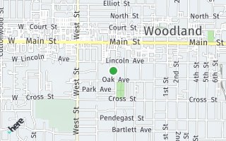 Map of 520 Cleveland Street, Woodland, CA 95695, USA