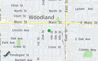 Map of 461 Third Street, Woodland, CA 95695, USA