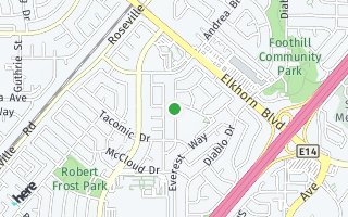 Map of 5151 Pinebrook Way, Sacramento, CA 95842, USA