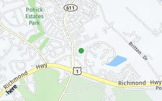 Map of 7242  LYNDAM HILL CIRCLE, LORTON, VA 22079, USA