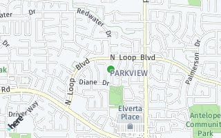 Map of 8245 Silverside Dr, Antelope, CA 95843, USA