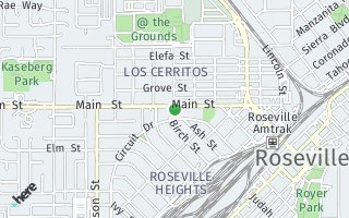 Map of 527  Main Street, Roseville, CA 95678, USA