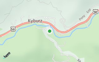Map of 1331 Silver Fork Rd, Kyburz, CA 95720, USA