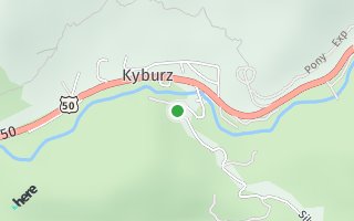 Map of 1393 Silver Fork Road, Kyburz, CA 95720, USA