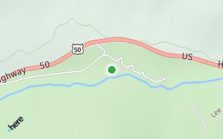Map of 24 36 Mile Stone Rd, Kyburz, CA 95720, USA