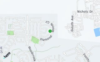 Map of 1621 Woodhaven Cir, Roseville, CA 95747, USA