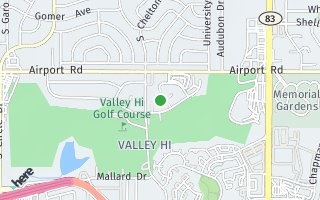 Map of 406 Valley Hi Circle Unit B, Colorado Springs, CO 80910, USA
