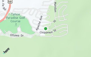 Map of 1698 Mohican Dr, South Lake Tahoe, CA 96150, USA