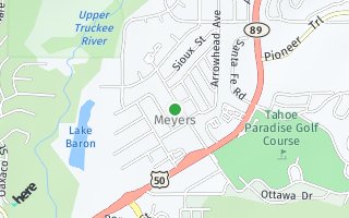 Map of 1166  Apache Avenue, South Lake Tahoe, CA 96150, USA
