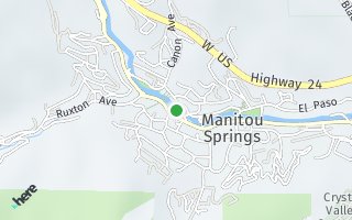 Map of 115 Canon Avenue, Manitou Springs, CO 80829, USA
