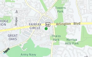 Map of 9491 Fairfax Blvd 202, Fairfax, VA 22031, USA